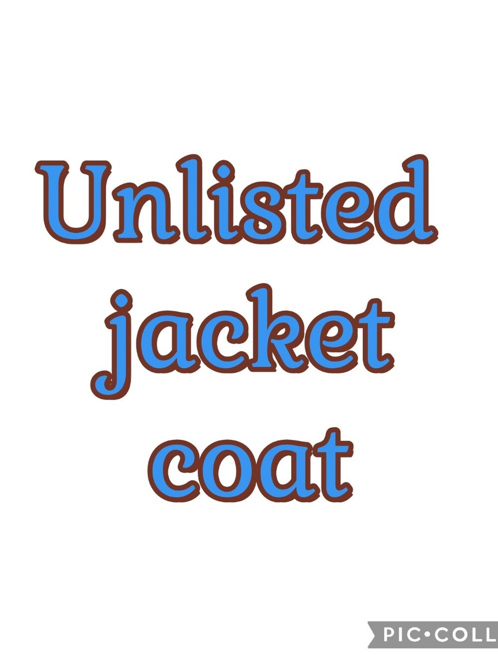 Unlisted Jacket Coat Category